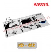 CHẬU RỬA INOX 2 HỐ KASSANI KD-012 CHẬU RỬA INOX 2 HỐ KASSANI KD-012